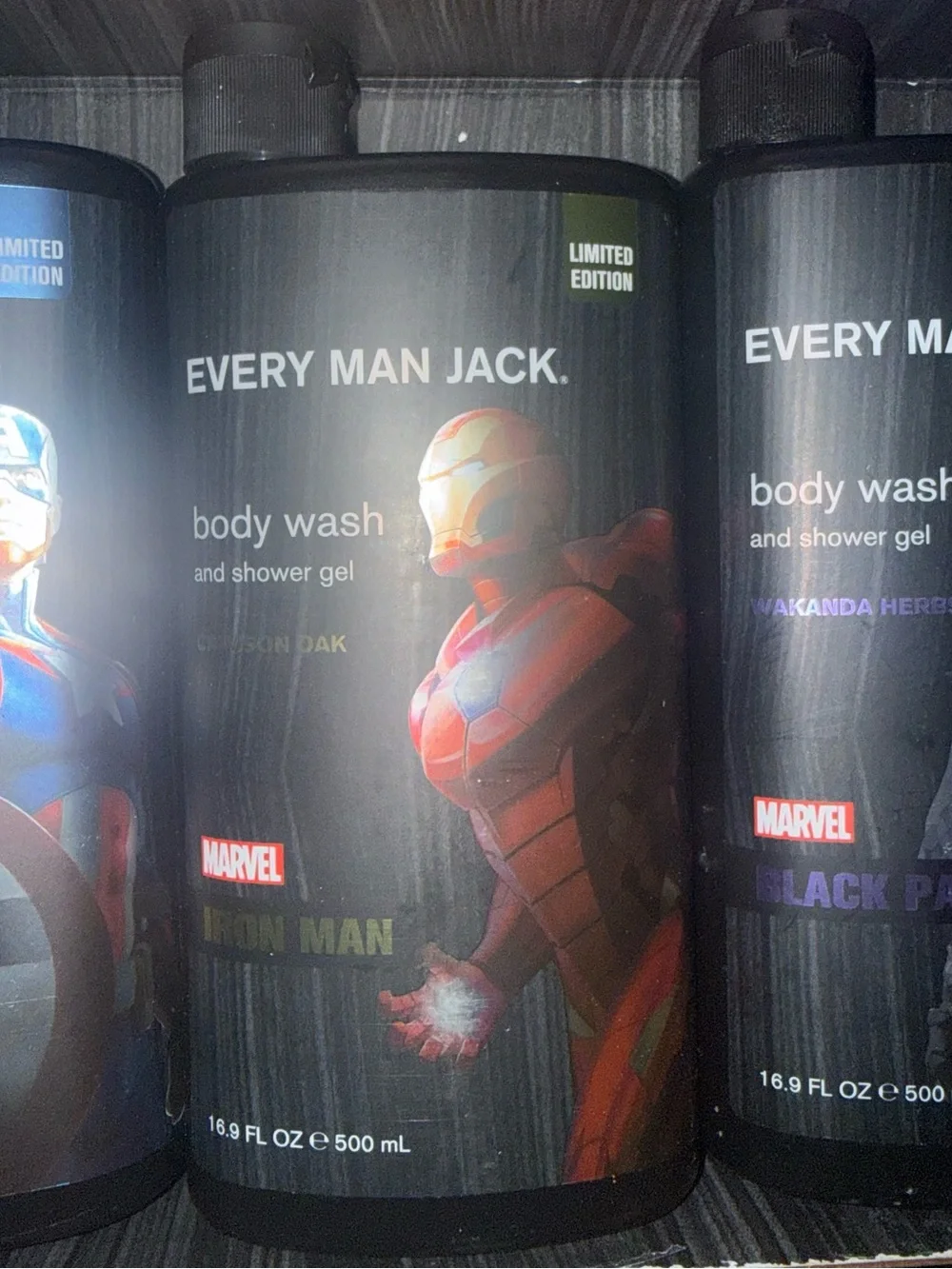 Every Man Jack + Marvel Body Wash Collector’s Edition New with Box